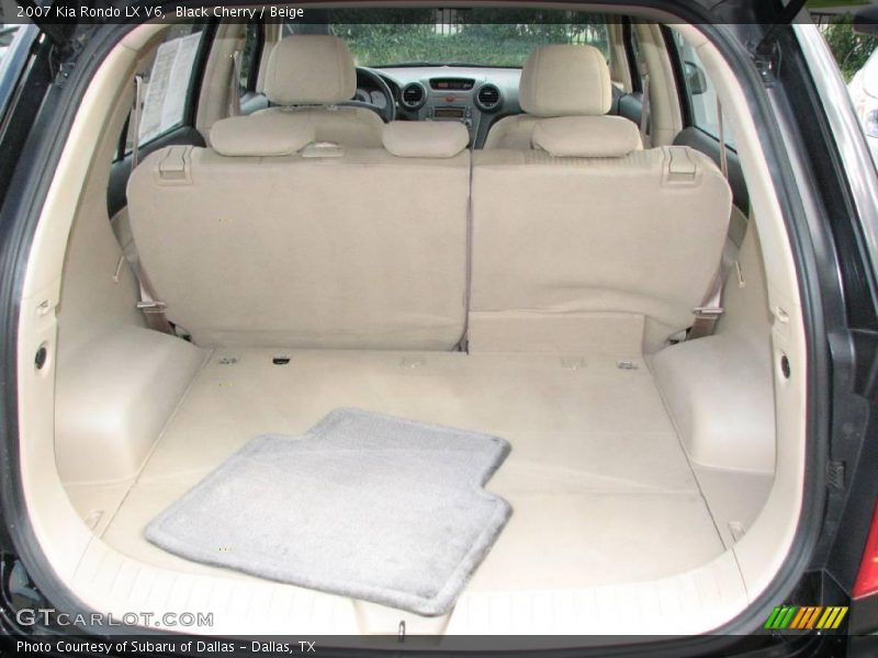 Black Cherry / Beige 2007 Kia Rondo LX V6