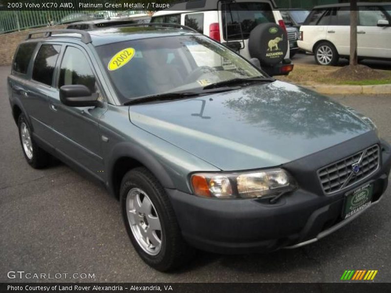 Platinum Green Metallic / Taupe 2003 Volvo XC70 AWD