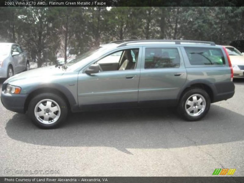 Platinum Green Metallic / Taupe 2003 Volvo XC70 AWD