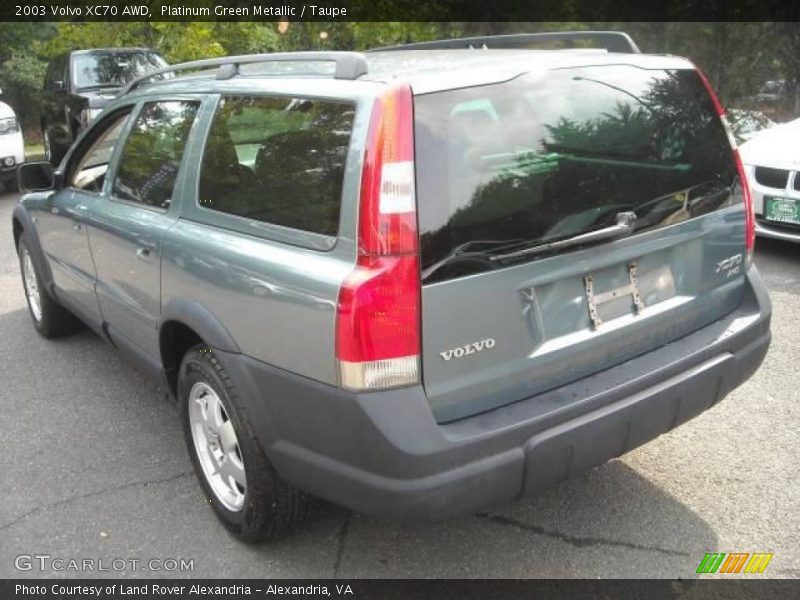 Platinum Green Metallic / Taupe 2003 Volvo XC70 AWD