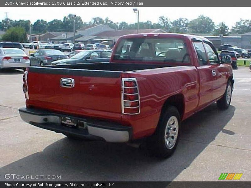 Victory Red / Tan 2007 Chevrolet Silverado 1500 Classic LS Extended Cab