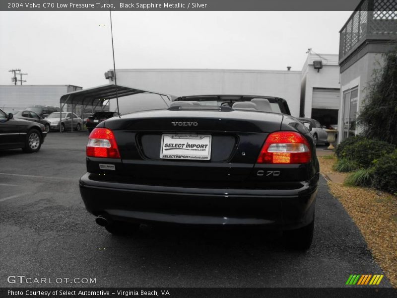 Black Sapphire Metallic / Silver 2004 Volvo C70 Low Pressure Turbo
