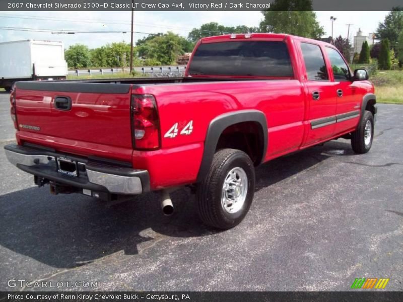 Victory Red / Dark Charcoal 2007 Chevrolet Silverado 2500HD Classic LT Crew Cab 4x4