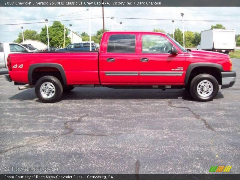 Victory Red / Dark Charcoal 2007 Chevrolet Silverado 2500HD Classic LT Crew Cab 4x4