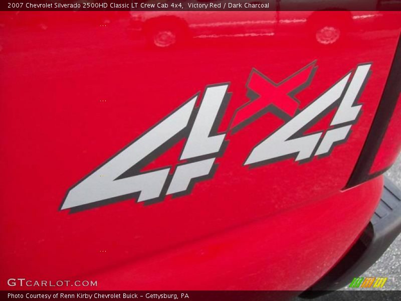 Victory Red / Dark Charcoal 2007 Chevrolet Silverado 2500HD Classic LT Crew Cab 4x4