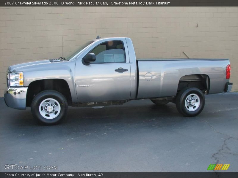 Graystone Metallic / Dark Titanium 2007 Chevrolet Silverado 2500HD Work Truck Regular Cab