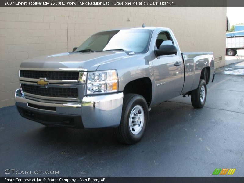 Graystone Metallic / Dark Titanium 2007 Chevrolet Silverado 2500HD Work Truck Regular Cab