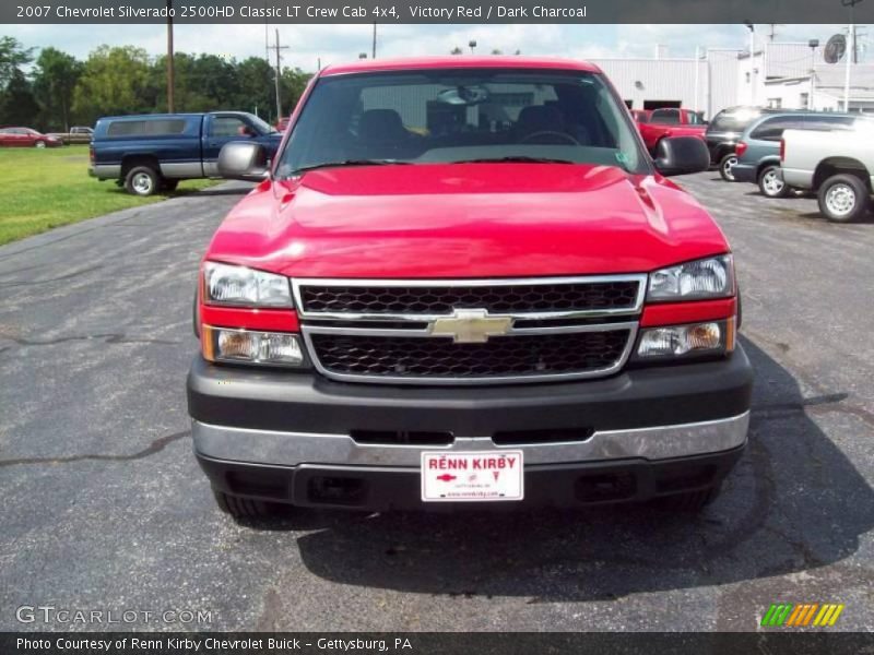 Victory Red / Dark Charcoal 2007 Chevrolet Silverado 2500HD Classic LT Crew Cab 4x4