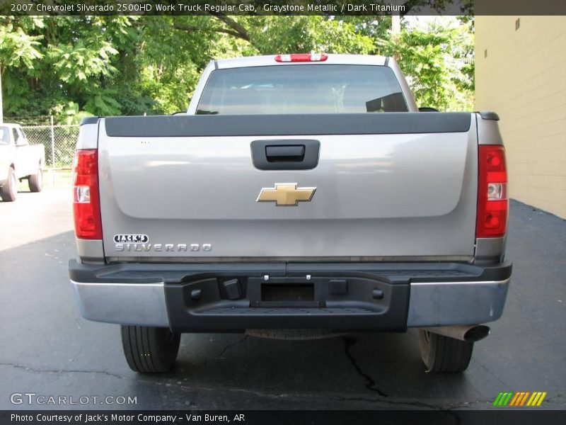 Graystone Metallic / Dark Titanium 2007 Chevrolet Silverado 2500HD Work Truck Regular Cab