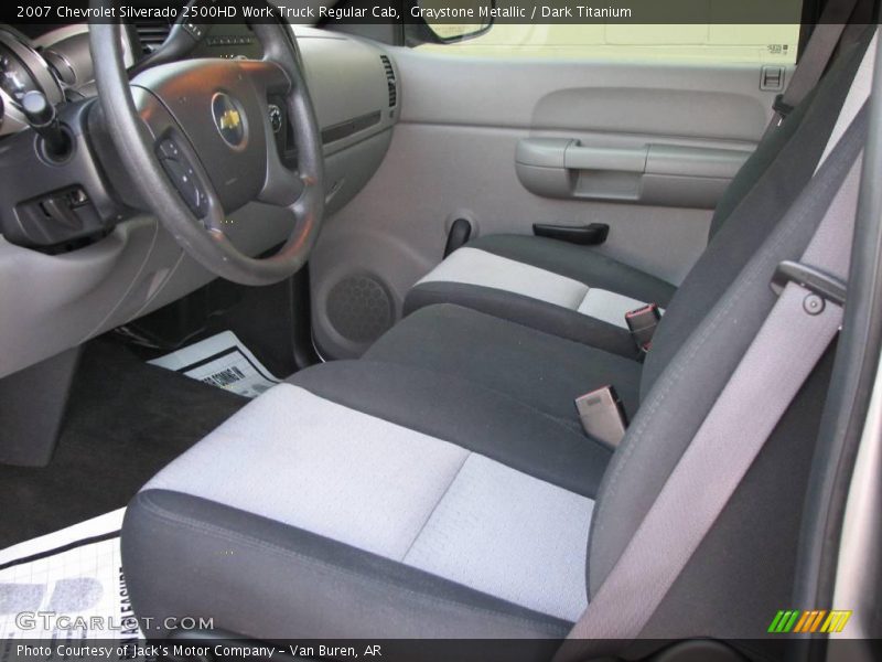 Graystone Metallic / Dark Titanium 2007 Chevrolet Silverado 2500HD Work Truck Regular Cab