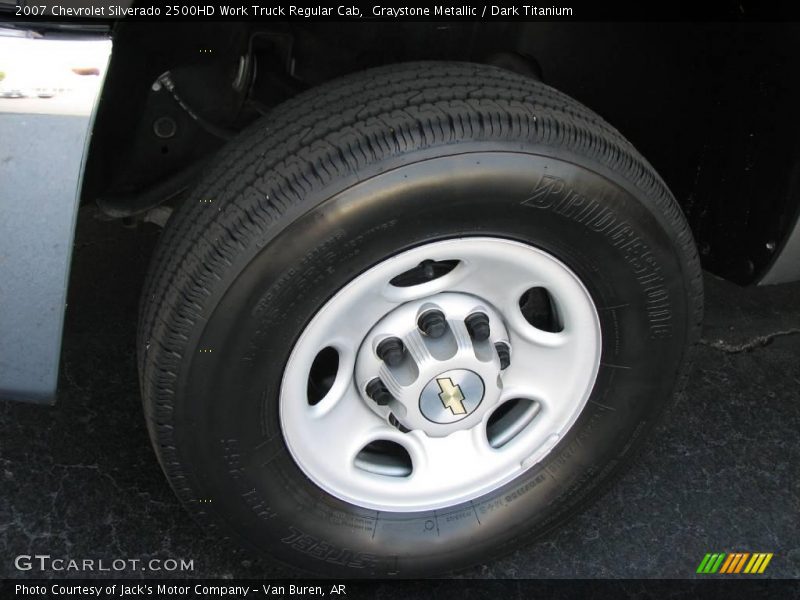 Graystone Metallic / Dark Titanium 2007 Chevrolet Silverado 2500HD Work Truck Regular Cab