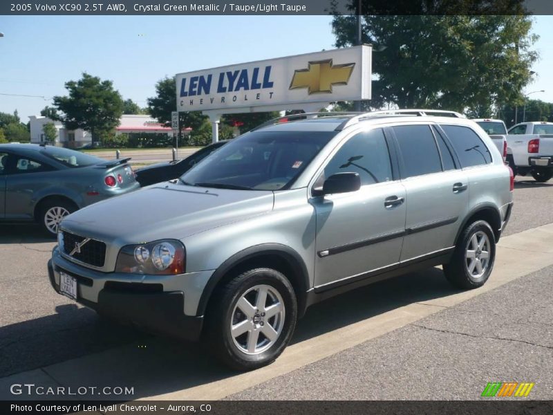 Crystal Green Metallic / Taupe/Light Taupe 2005 Volvo XC90 2.5T AWD
