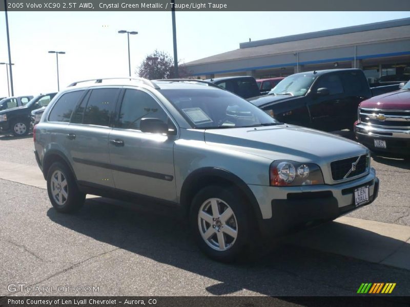 Crystal Green Metallic / Taupe/Light Taupe 2005 Volvo XC90 2.5T AWD