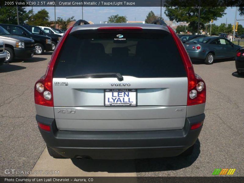Crystal Green Metallic / Taupe/Light Taupe 2005 Volvo XC90 2.5T AWD