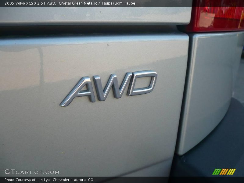 Crystal Green Metallic / Taupe/Light Taupe 2005 Volvo XC90 2.5T AWD