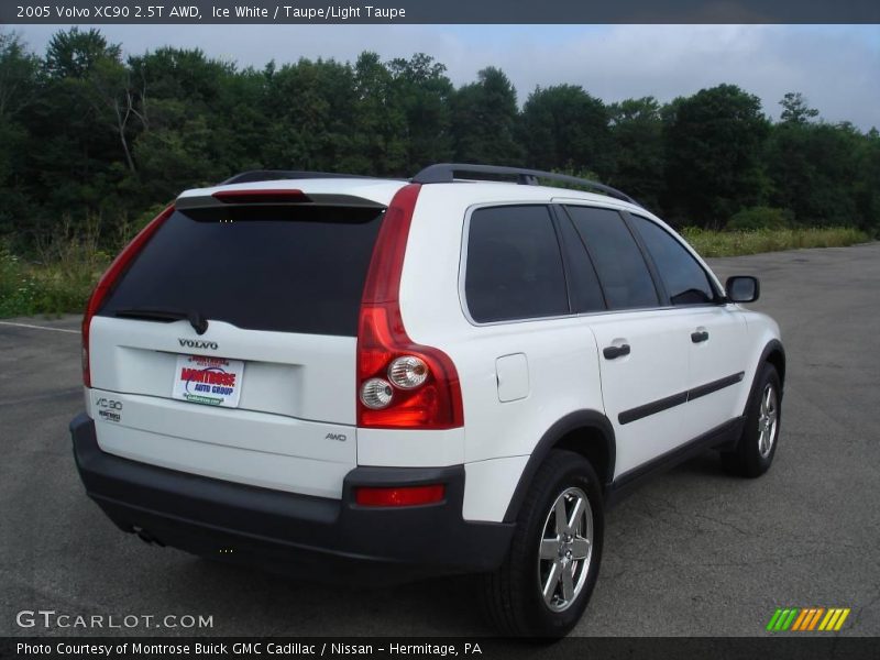 Ice White / Taupe/Light Taupe 2005 Volvo XC90 2.5T AWD