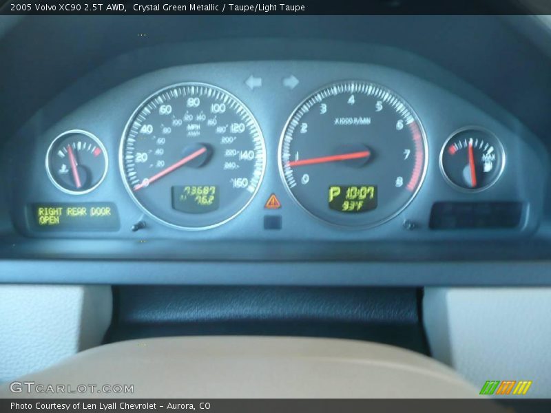Crystal Green Metallic / Taupe/Light Taupe 2005 Volvo XC90 2.5T AWD