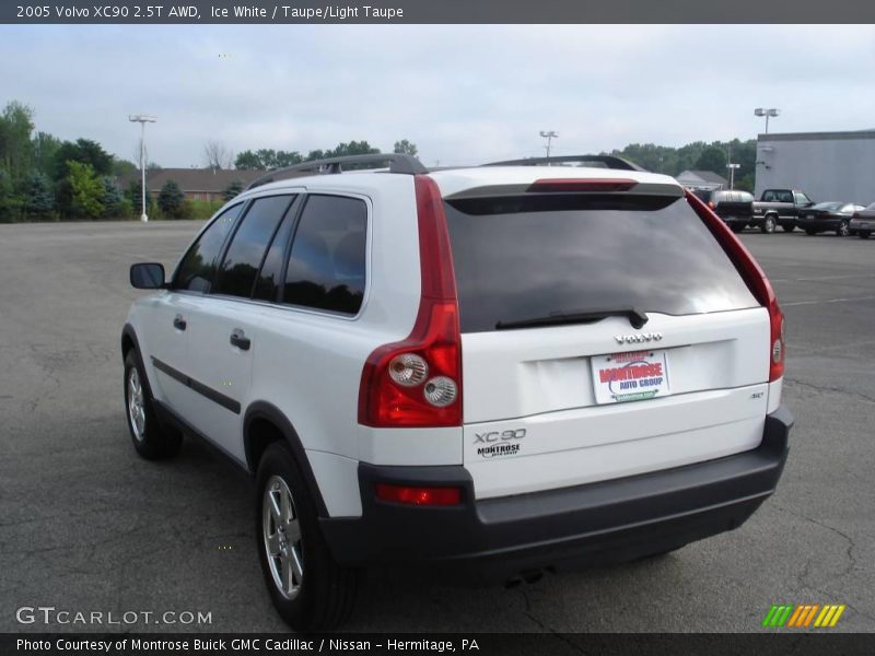 Ice White / Taupe/Light Taupe 2005 Volvo XC90 2.5T AWD