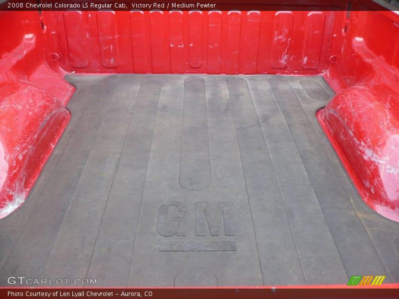 Victory Red / Medium Pewter 2008 Chevrolet Colorado LS Regular Cab