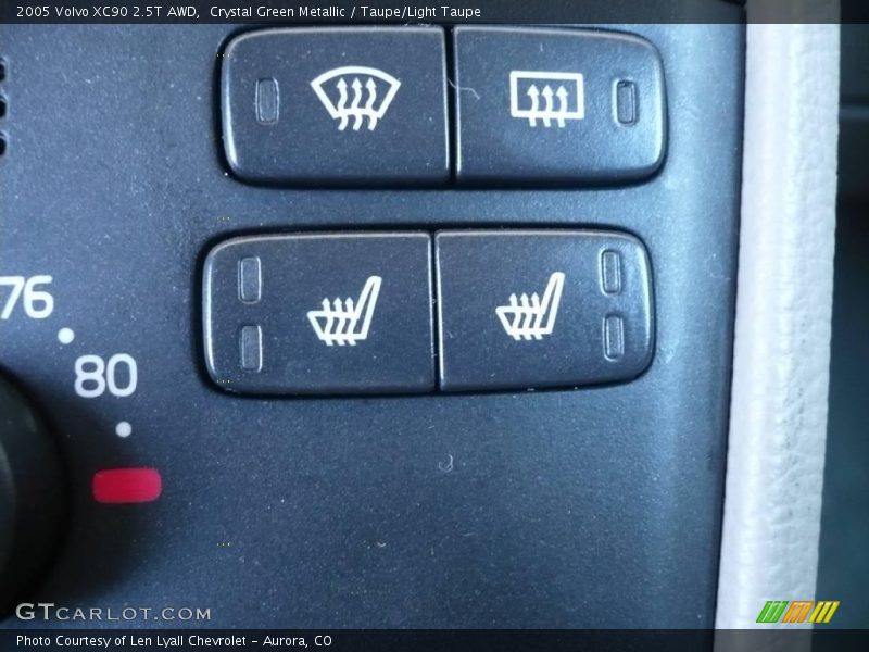 Crystal Green Metallic / Taupe/Light Taupe 2005 Volvo XC90 2.5T AWD