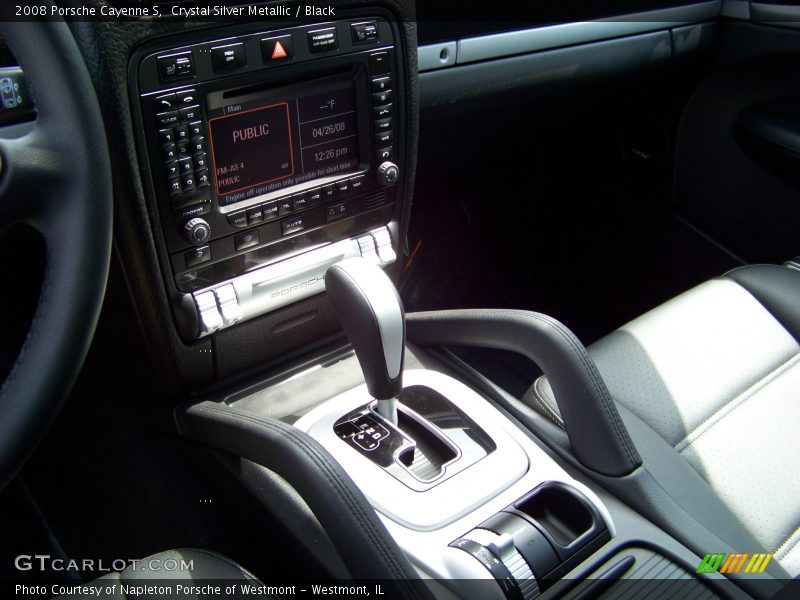 Crystal Silver Metallic / Black 2008 Porsche Cayenne S