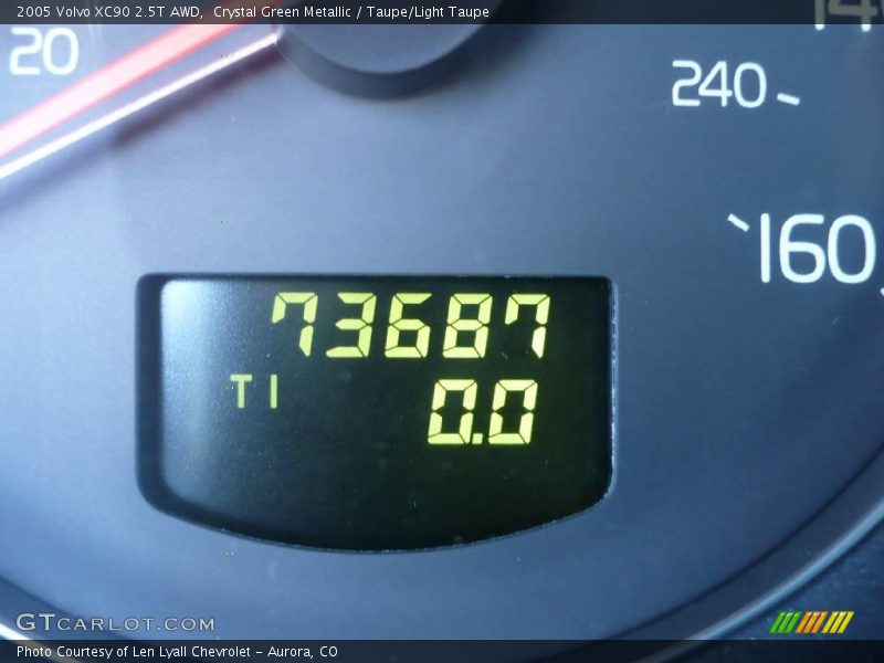 Crystal Green Metallic / Taupe/Light Taupe 2005 Volvo XC90 2.5T AWD