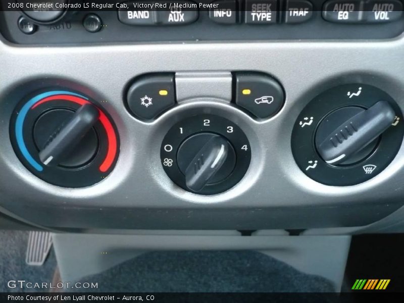 Victory Red / Medium Pewter 2008 Chevrolet Colorado LS Regular Cab