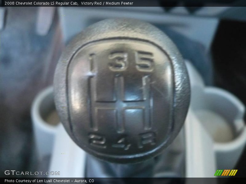 Victory Red / Medium Pewter 2008 Chevrolet Colorado LS Regular Cab