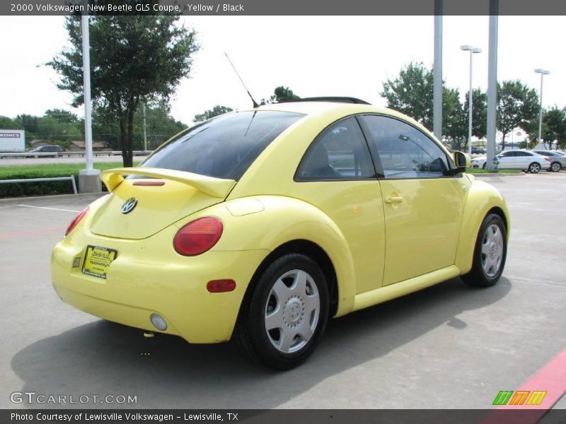 Yellow / Black 2000 Volkswagen New Beetle GLS Coupe