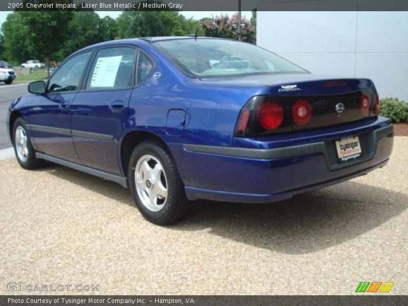 Laser Blue Metallic / Medium Gray 2005 Chevrolet Impala