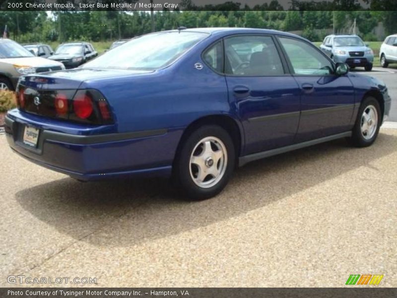 Laser Blue Metallic / Medium Gray 2005 Chevrolet Impala