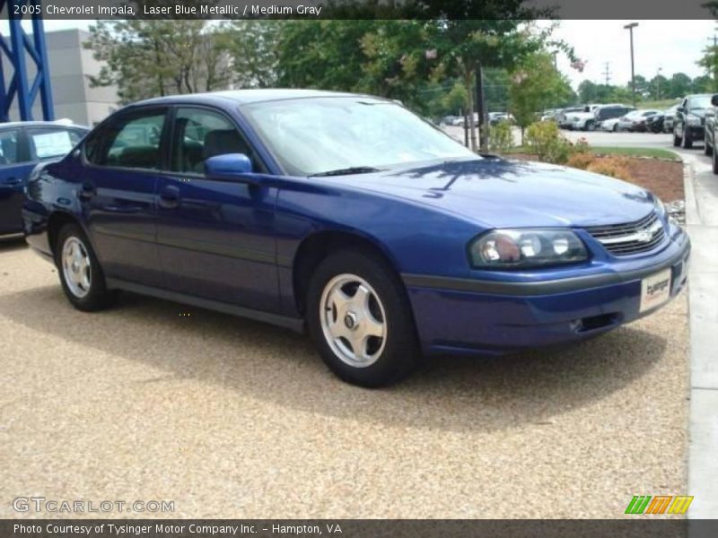 Laser Blue Metallic / Medium Gray 2005 Chevrolet Impala