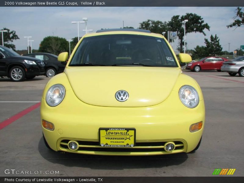 Yellow / Black 2000 Volkswagen New Beetle GLS Coupe