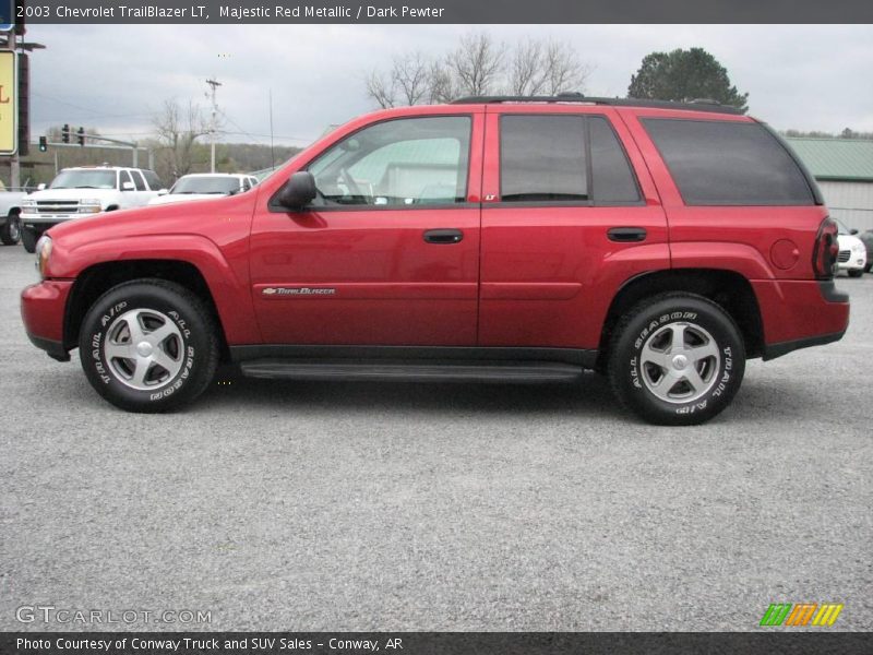 Majestic Red Metallic / Dark Pewter 2003 Chevrolet TrailBlazer LT