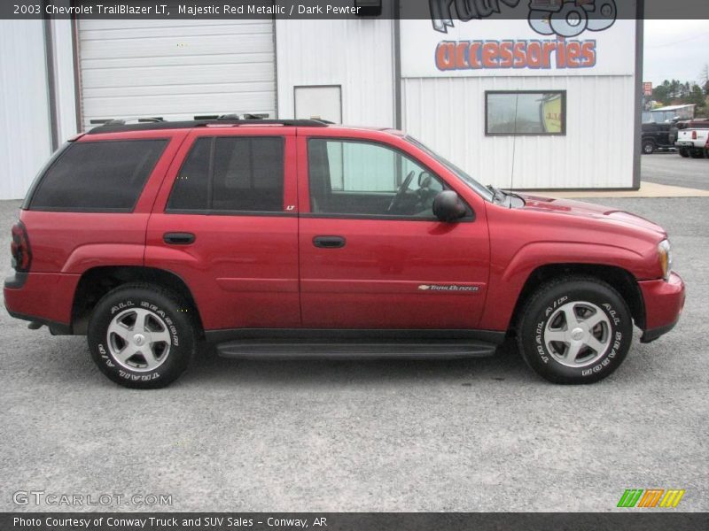 Majestic Red Metallic / Dark Pewter 2003 Chevrolet TrailBlazer LT