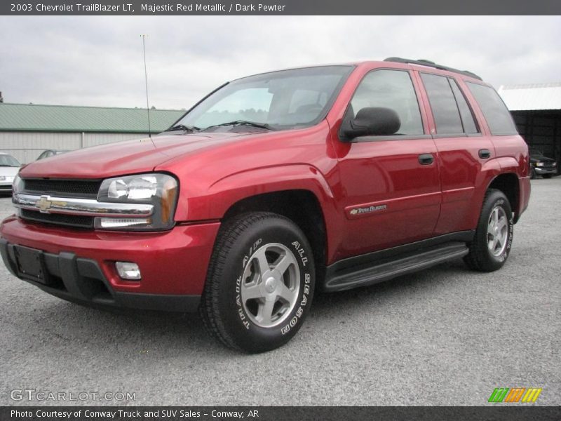 Majestic Red Metallic / Dark Pewter 2003 Chevrolet TrailBlazer LT