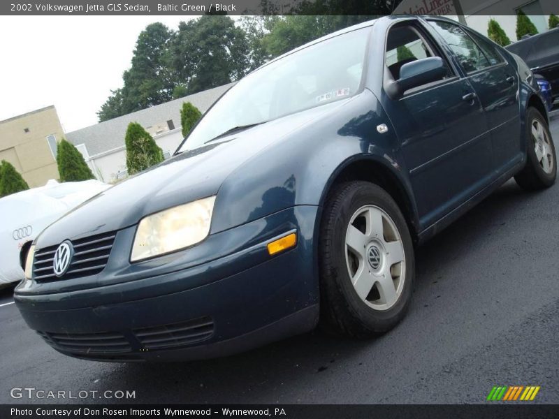 Baltic Green / Black 2002 Volkswagen Jetta GLS Sedan