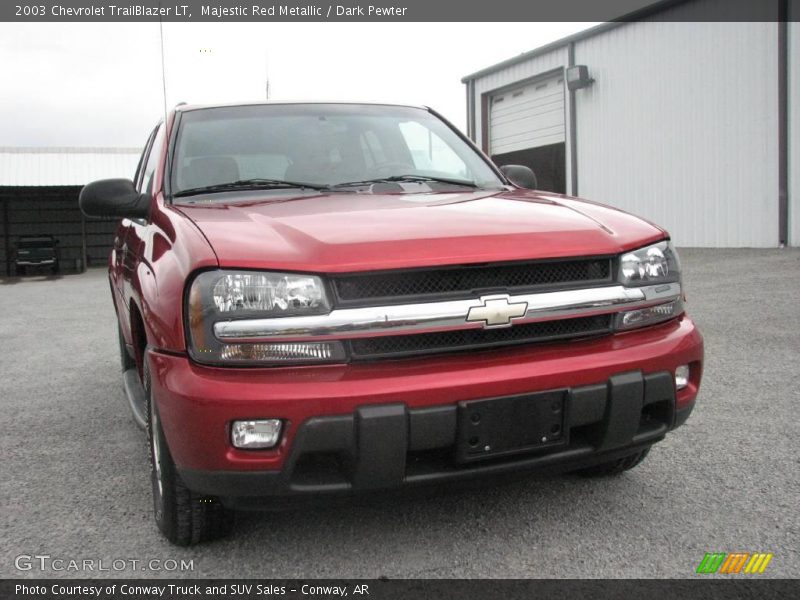 Majestic Red Metallic / Dark Pewter 2003 Chevrolet TrailBlazer LT