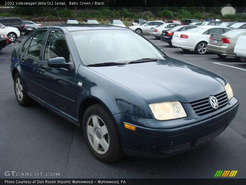 Baltic Green / Black 2002 Volkswagen Jetta GLS Sedan