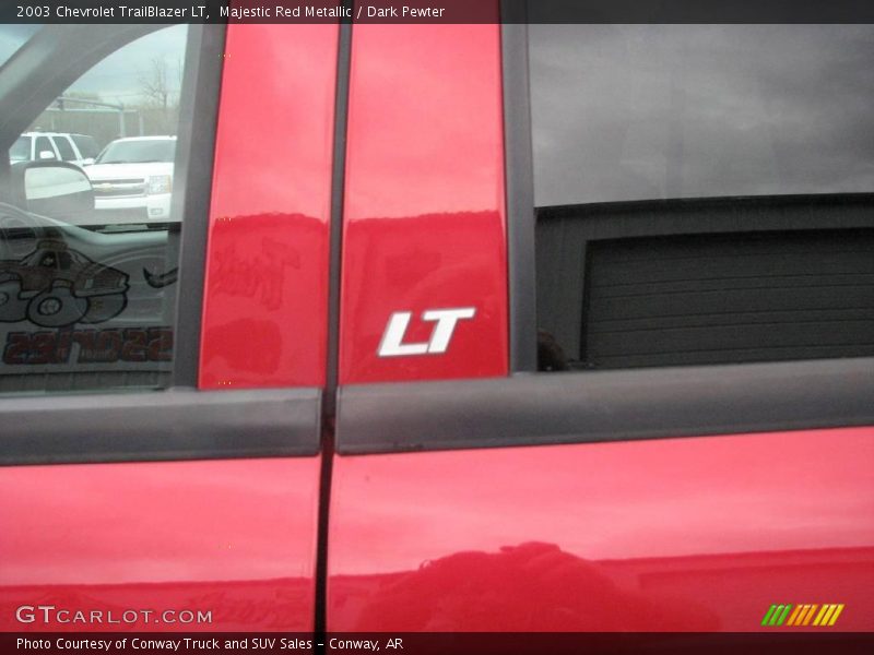 Majestic Red Metallic / Dark Pewter 2003 Chevrolet TrailBlazer LT