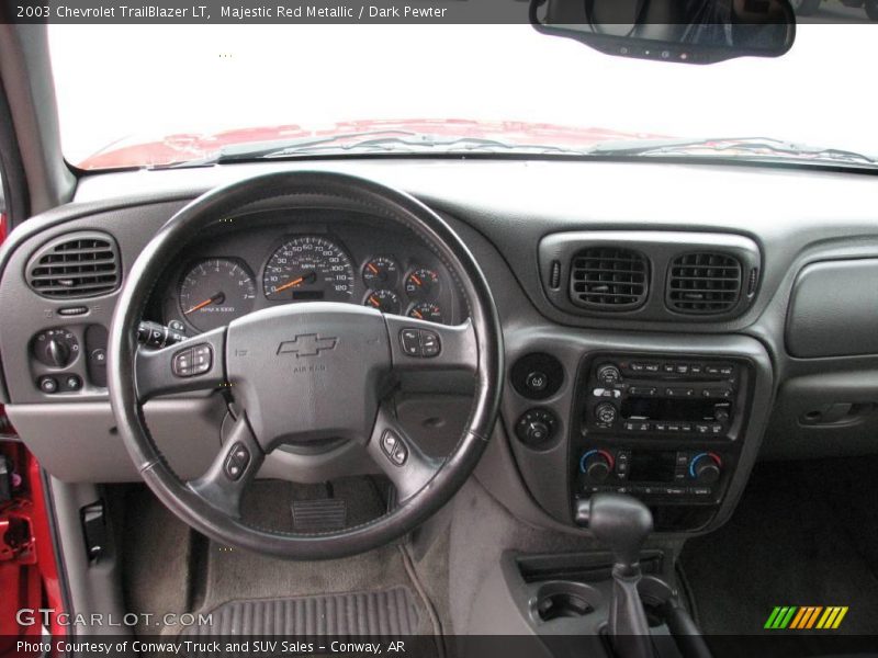 Majestic Red Metallic / Dark Pewter 2003 Chevrolet TrailBlazer LT