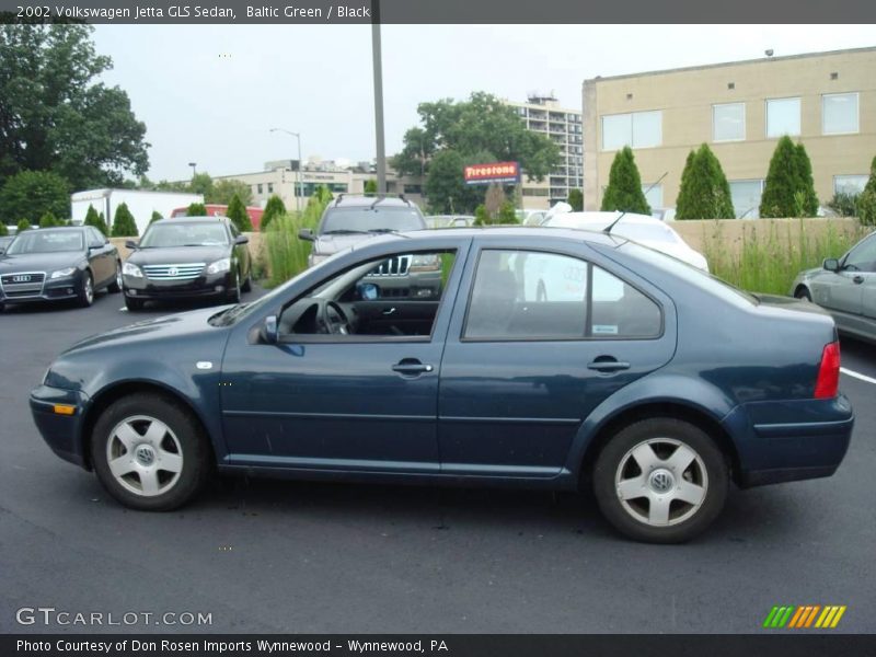 Baltic Green / Black 2002 Volkswagen Jetta GLS Sedan