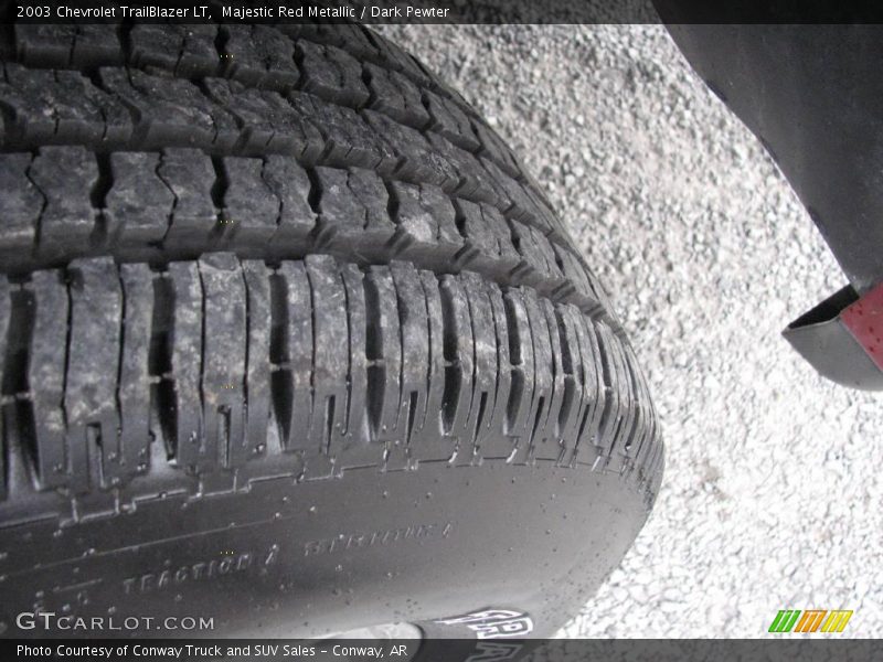 Majestic Red Metallic / Dark Pewter 2003 Chevrolet TrailBlazer LT