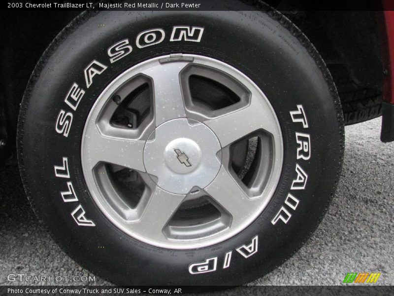 Majestic Red Metallic / Dark Pewter 2003 Chevrolet TrailBlazer LT