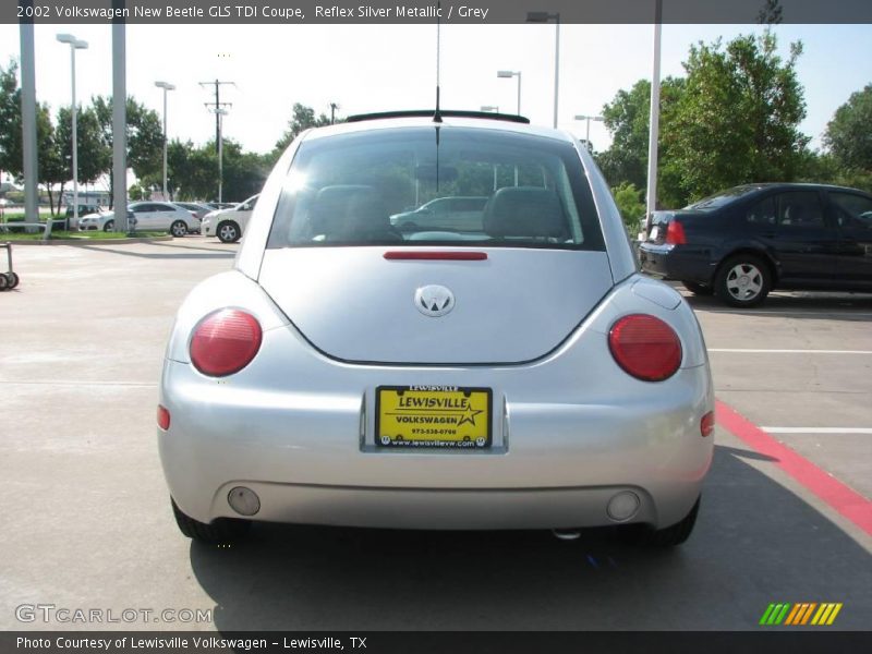 Reflex Silver Metallic / Grey 2002 Volkswagen New Beetle GLS TDI Coupe