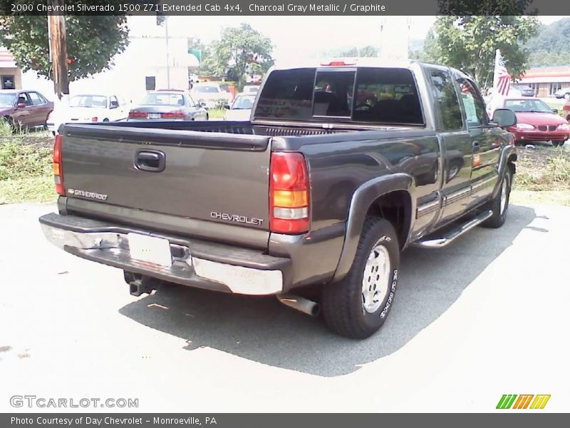 Charcoal Gray Metallic / Graphite 2000 Chevrolet Silverado 1500 Z71 Extended Cab 4x4