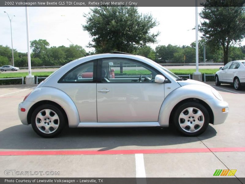 Reflex Silver Metallic / Grey 2002 Volkswagen New Beetle GLS TDI Coupe
