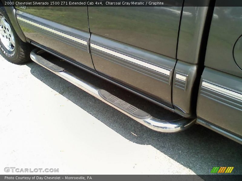 Charcoal Gray Metallic / Graphite 2000 Chevrolet Silverado 1500 Z71 Extended Cab 4x4