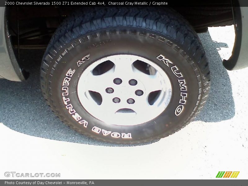 Charcoal Gray Metallic / Graphite 2000 Chevrolet Silverado 1500 Z71 Extended Cab 4x4