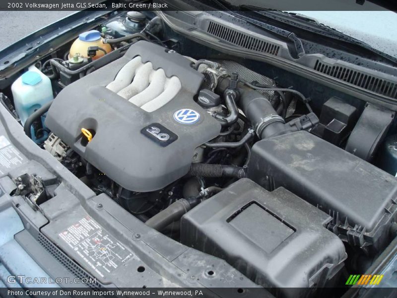 Baltic Green / Black 2002 Volkswagen Jetta GLS Sedan